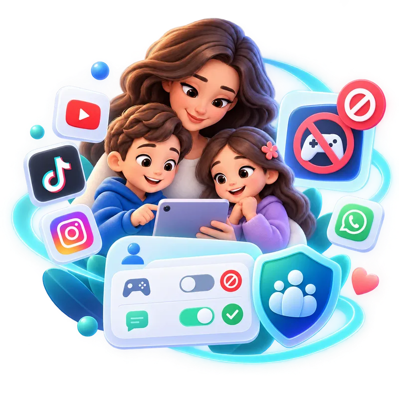 App rules and blocking screen